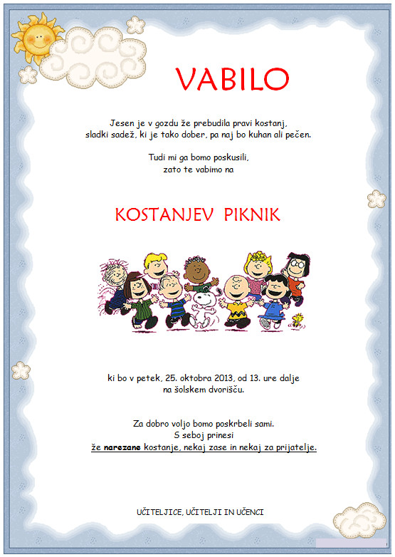 Kostanjev piknik