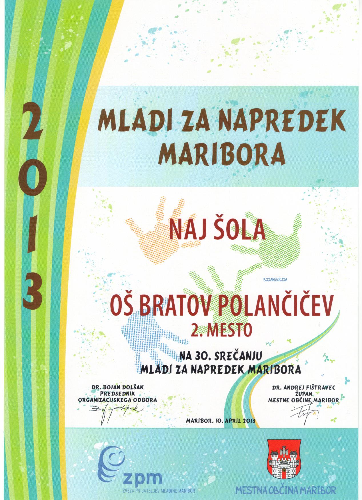 NAJ šola - 2. mesto