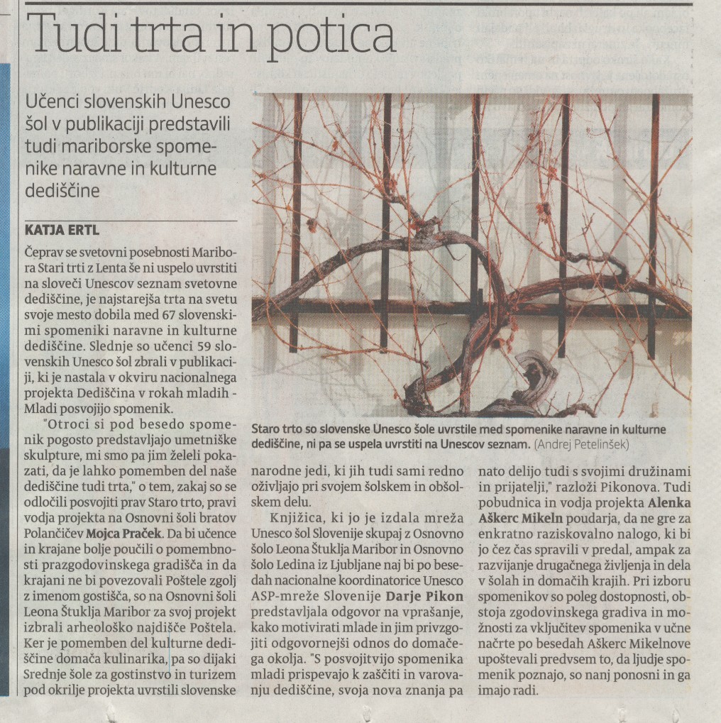 Tudi trta in potica